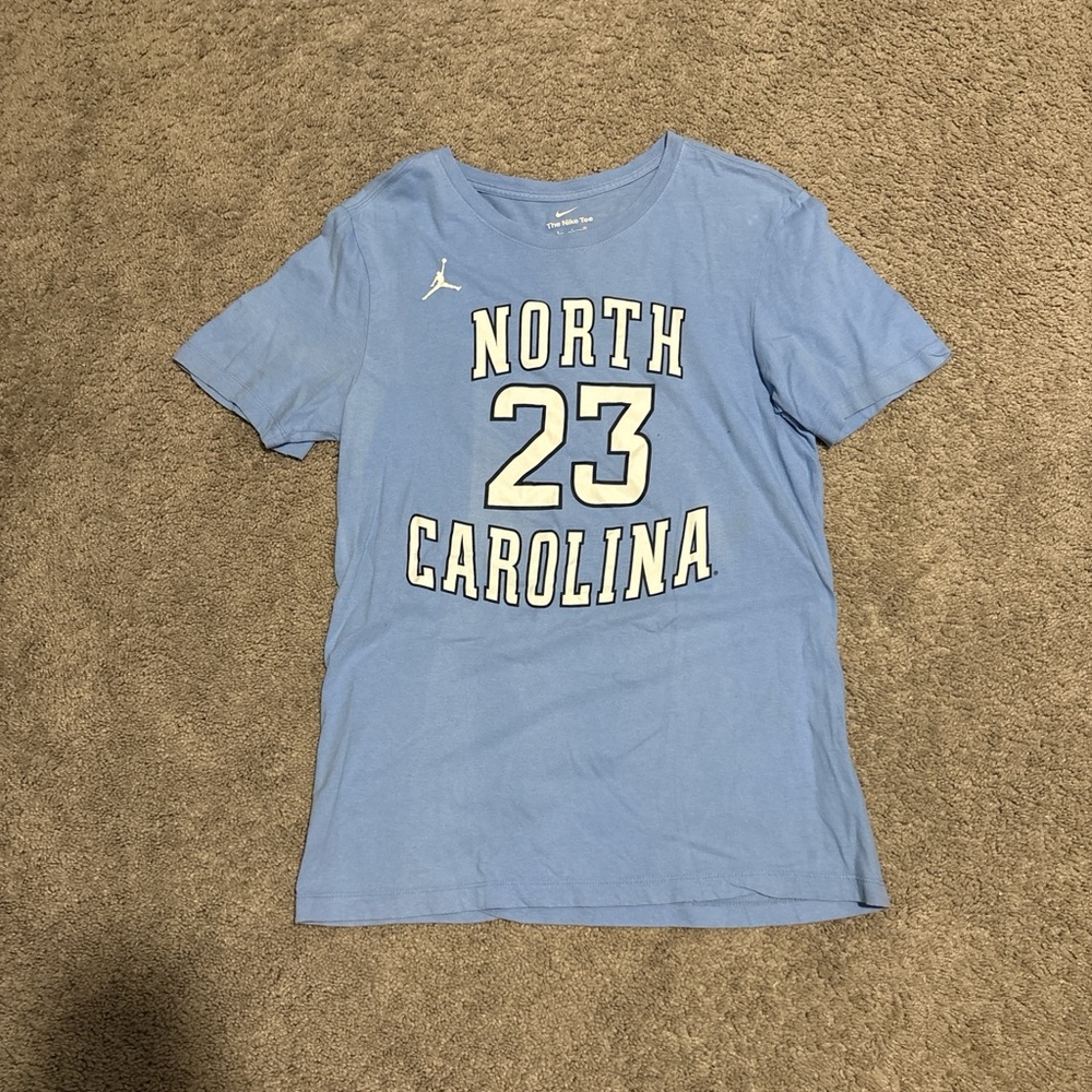 Jordan Light Blue North Carolina 23 Tee